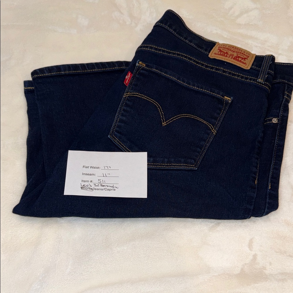 Levi's Indigo Denim shorts